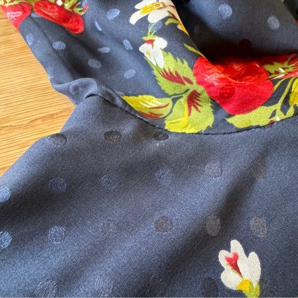 Vintage Juicy Couture Strawberry Silk Dress - Picture 13 of 14